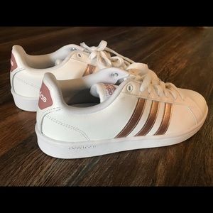 Adidas NEW White with Rose Gold Shoes